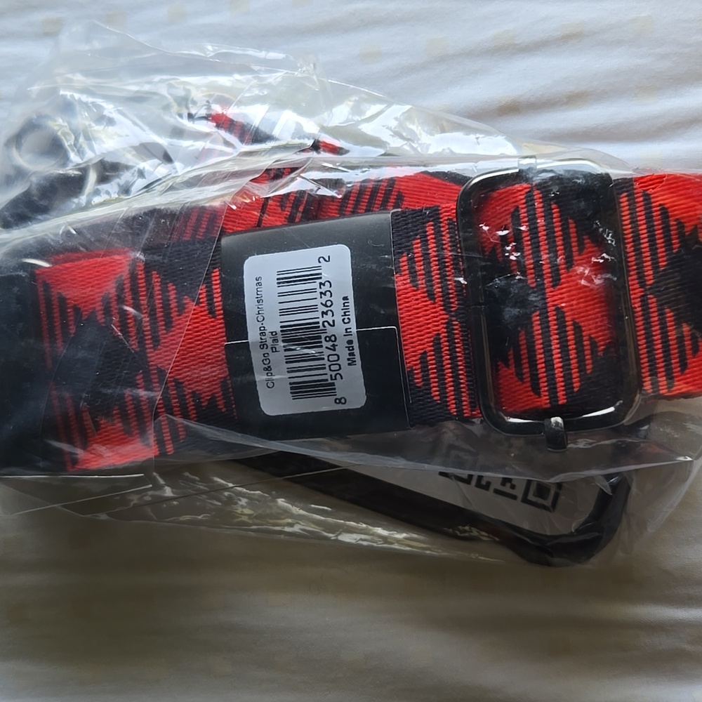 New Clip & Go Phone Carrier - Red Plaid